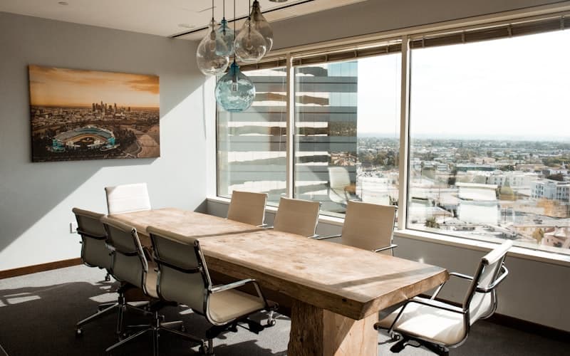 Interior of a modern retail shopping mall